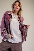 Jeansjacke mit floralem Patchwork – Ansicht 4