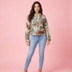 Jacquard-Jacke mit Paris-Motiv – Ansicht 3