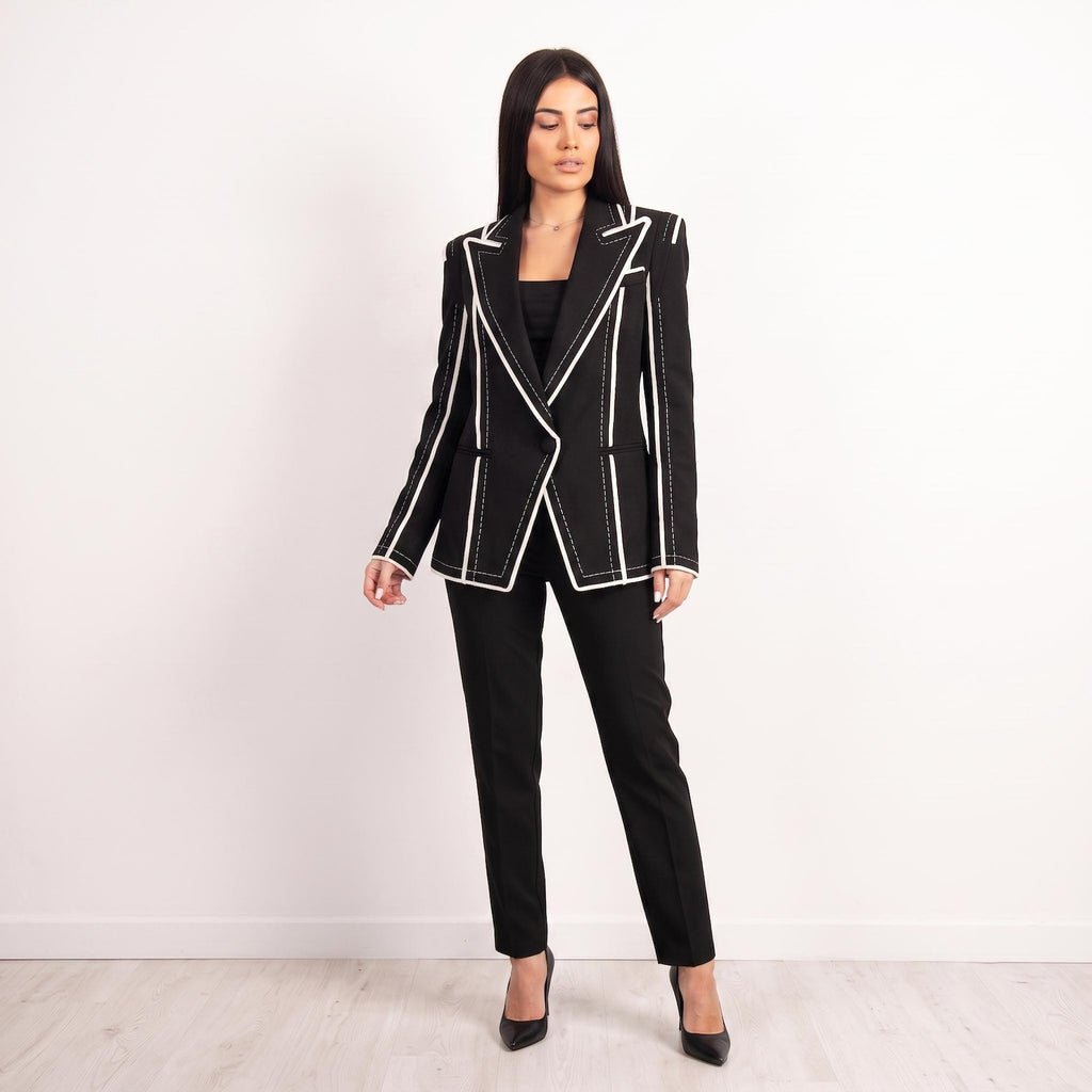 Florale Patchwork-Jacke im Vintage-Look
