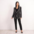 Florale Patchwork-Jacke im Vintage-Look